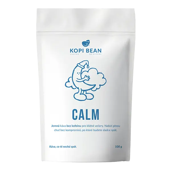 Kopi Bean Calm — výběrová bezkofeinová, balení 1 kg